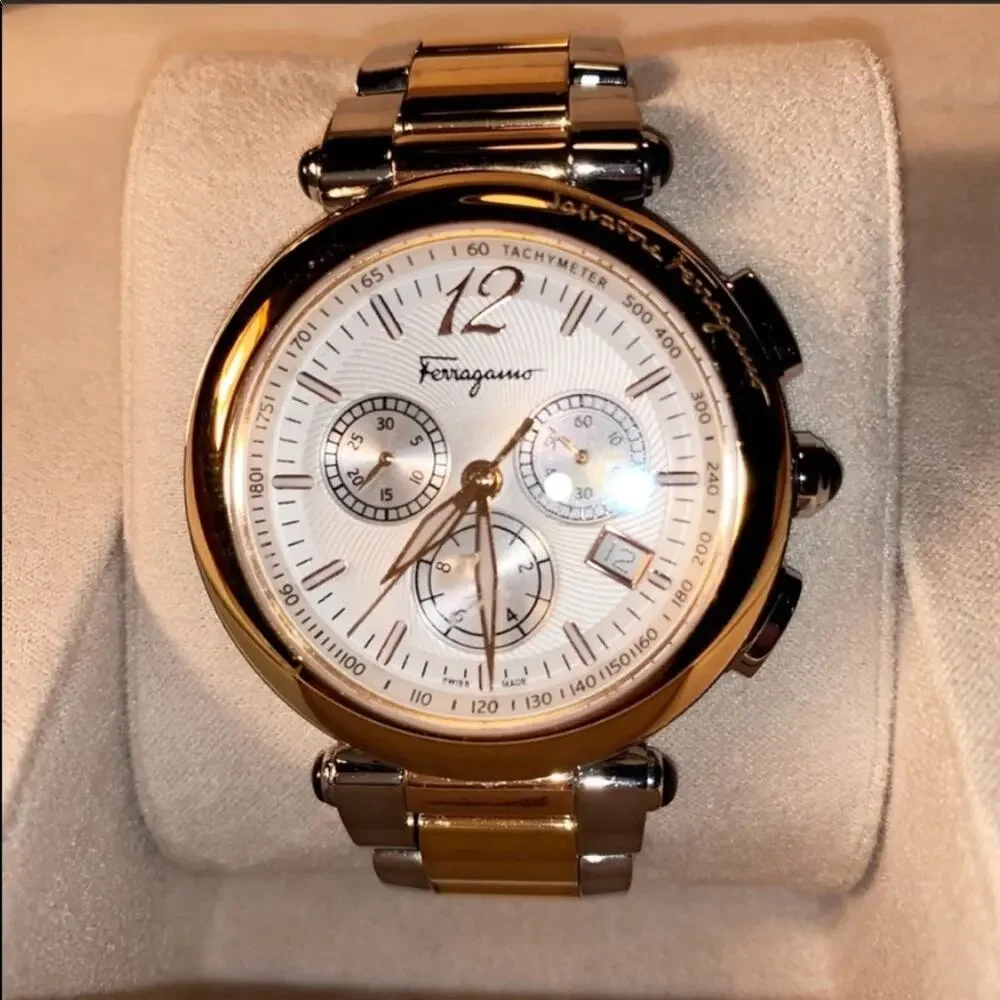 Salvatore Ferragamo ‘Idillio’ two tone time Piece